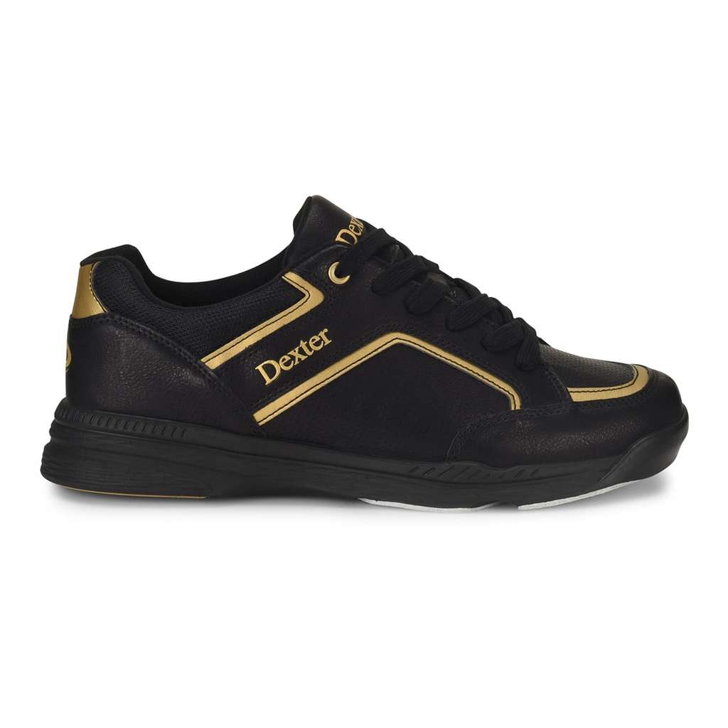 Dexter Mens Bud Black/Gold Bowling Shoes