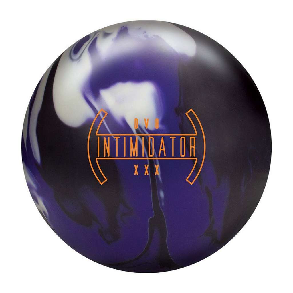 DV8 Intimidator Bowling Ball - Black/Purple/White