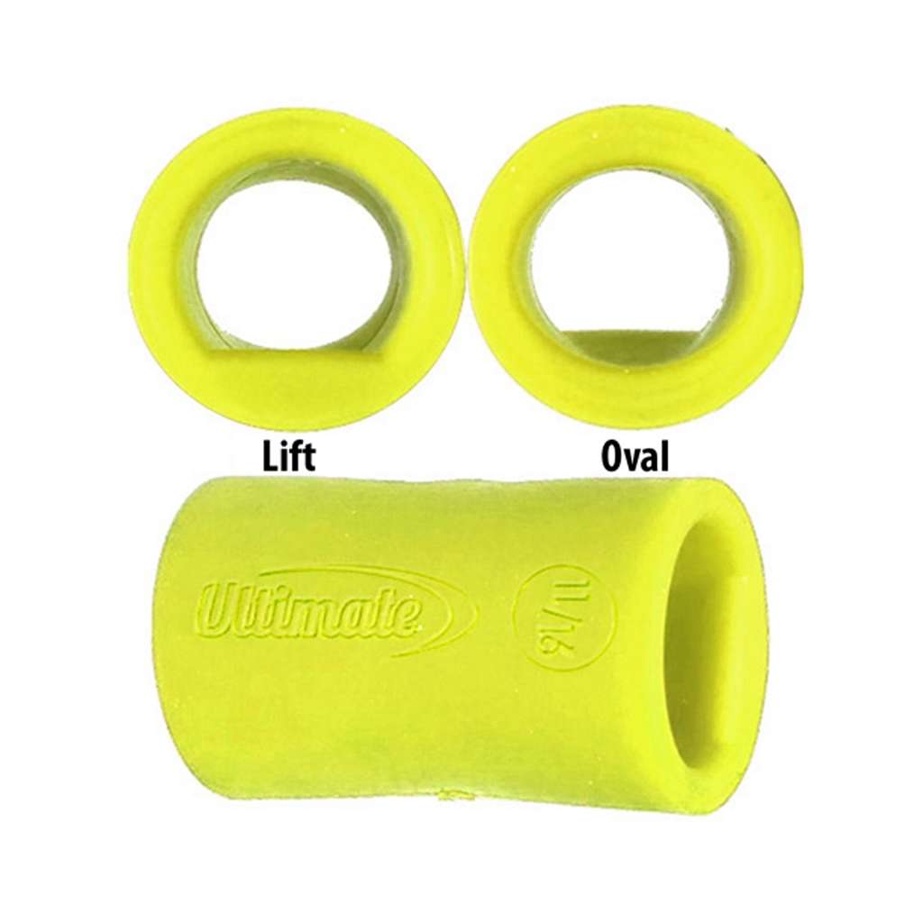 Ultimate Bowling Tour Lift Oval Sticky Finger Insert- Neon Yellow