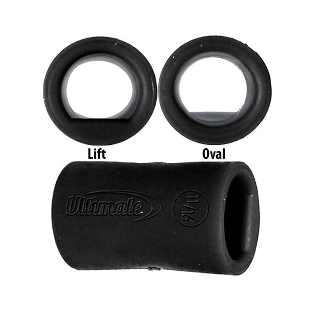 Ultimate Bowling Tour Lift Oval Sticky Finger Insert- Black - Pack of 10