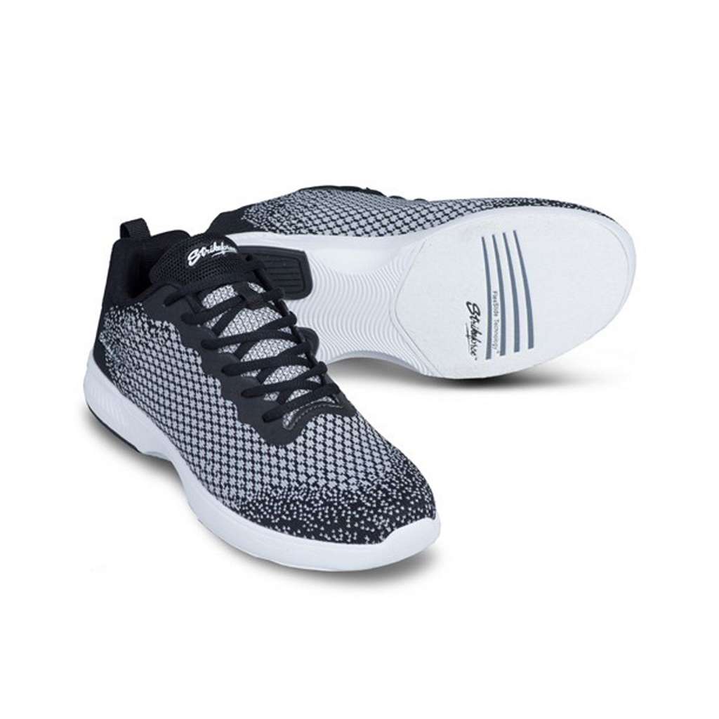 KR Strikeforce Aviator Black/Grey Bowling Shoes Men's