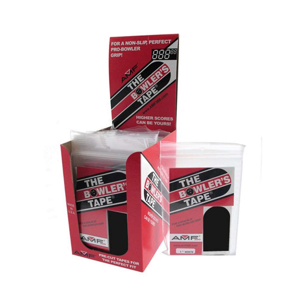 Bowlers Dispenser 30 pc. Tape 1" Thumb Black (12/pkg)