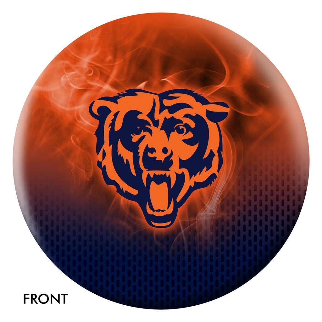 Chicago Bears NFL On Fire Bowling Ball