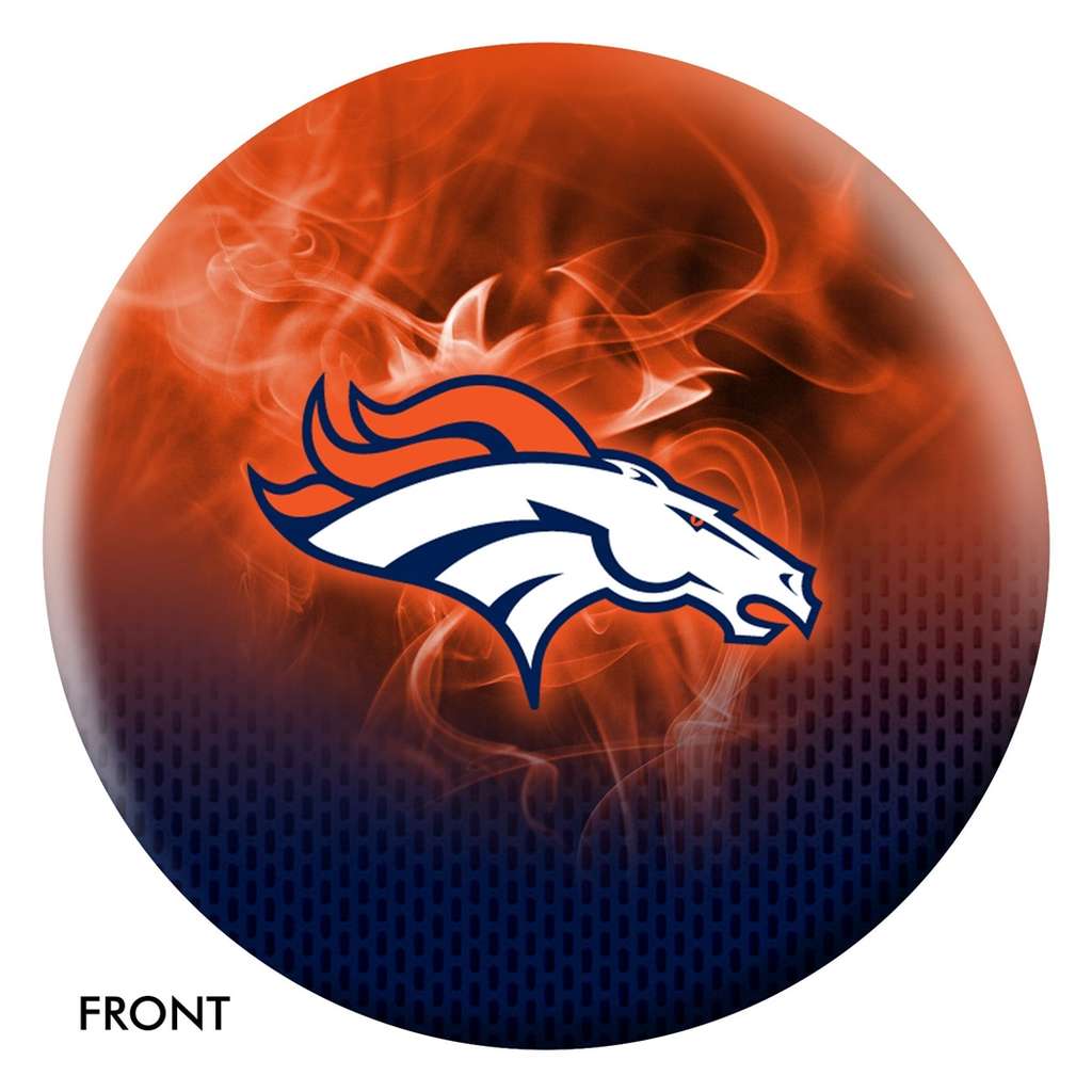 Denver Broncos NFL On Fire Bowling Ball
