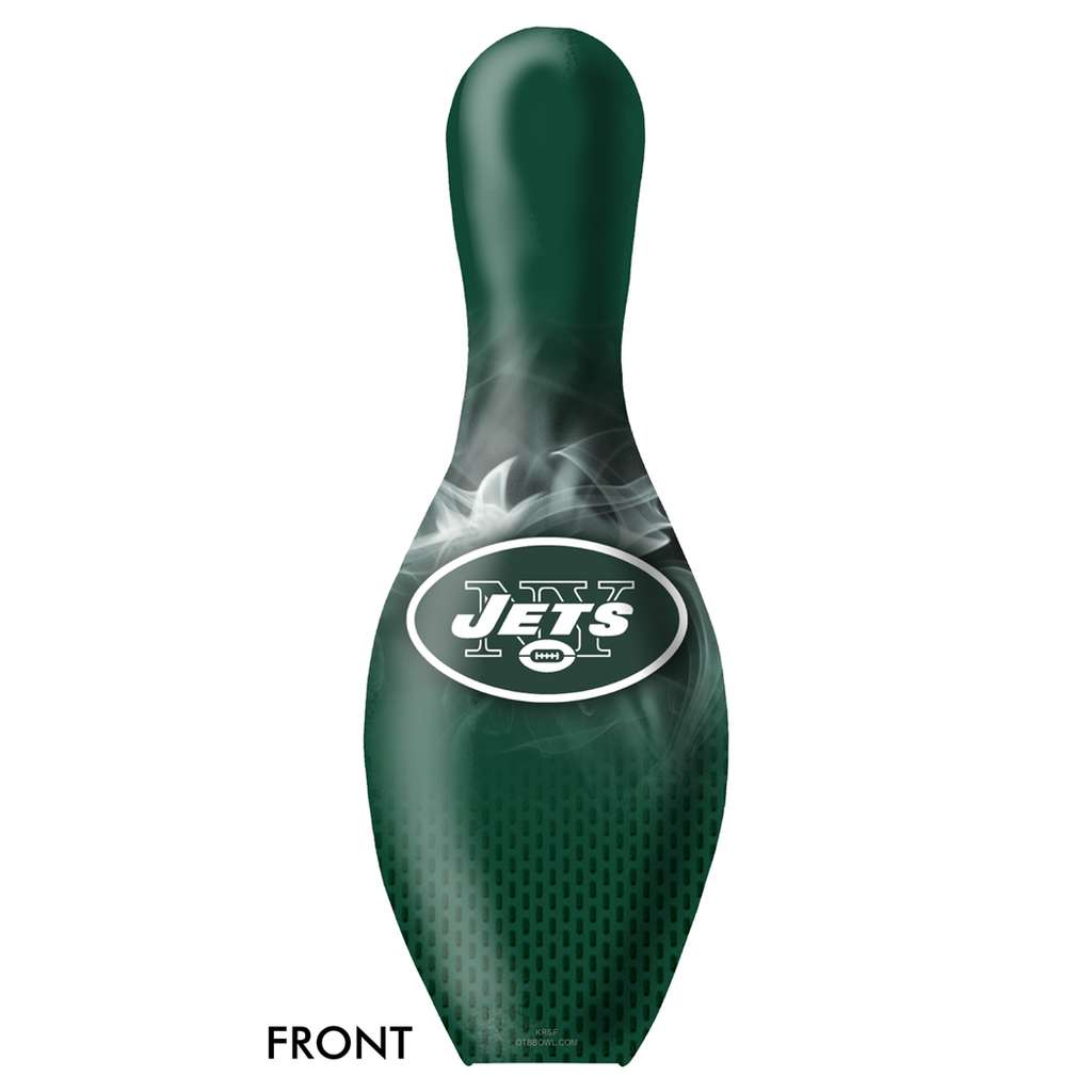 New York Jets NFL On Fire Bowling Pin 