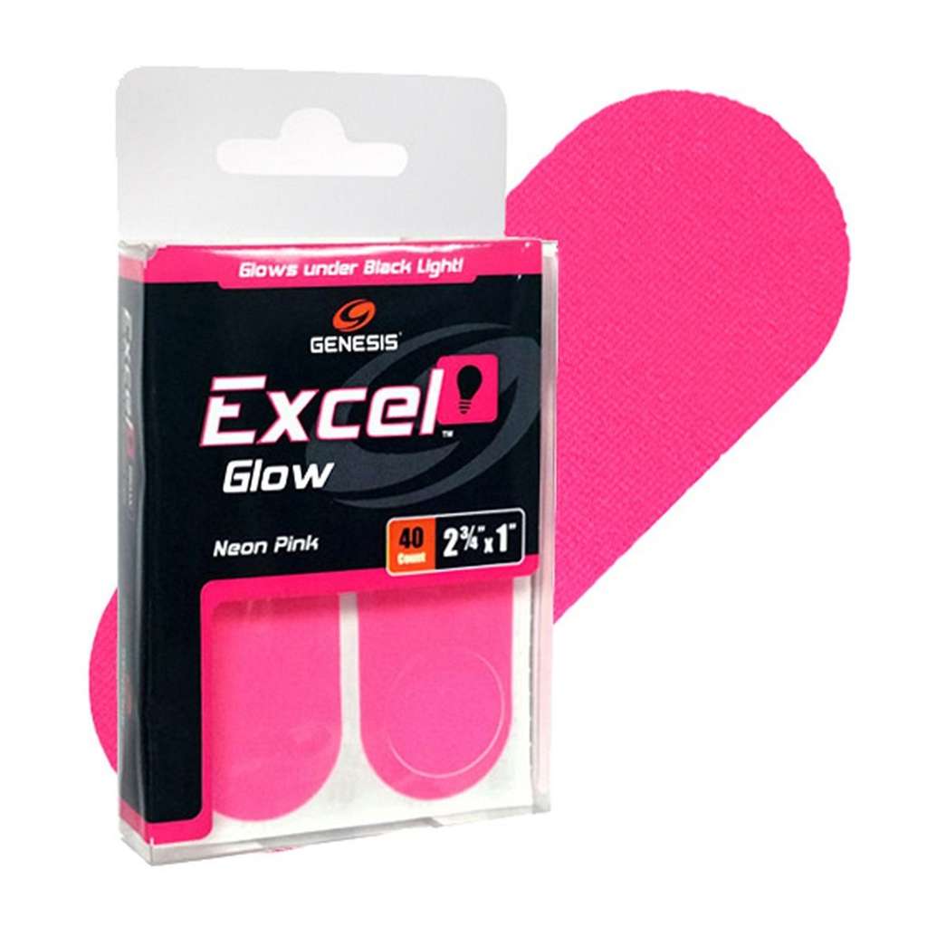 Genesis Excel Glow Performance Tape Neon Pink - 10 Pieces