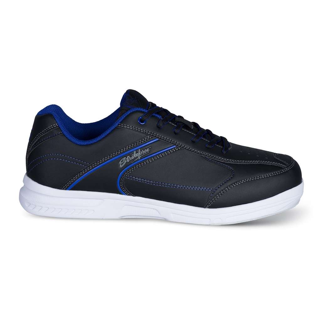 KR Strikeforce Mens Flyer Mesh Lite Bowling Shoes- Black/Royal