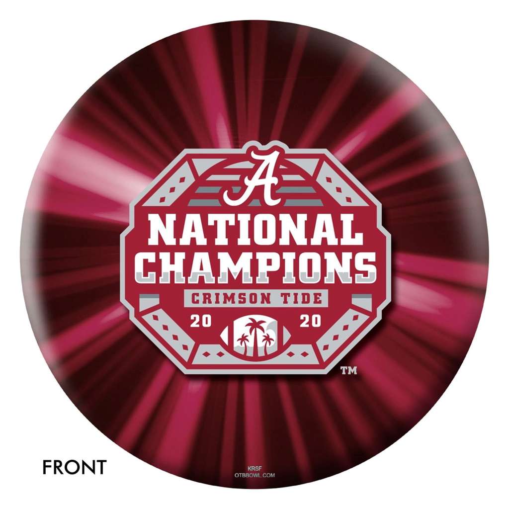 2020 National Champions Alabama Crimson Tide Bowling Ball