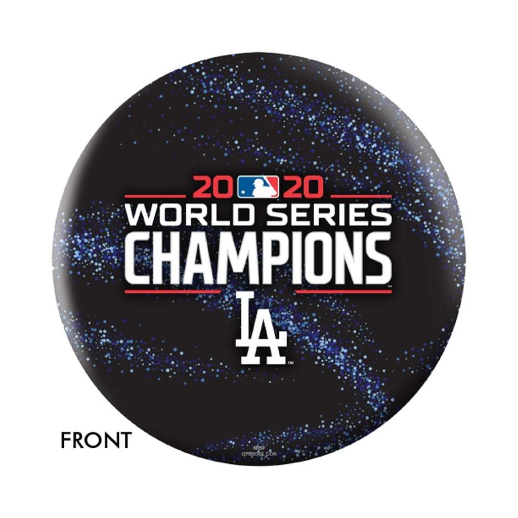 2020 World Series Champions Los Angeles Dodgers Bowling Ball - Galaxy