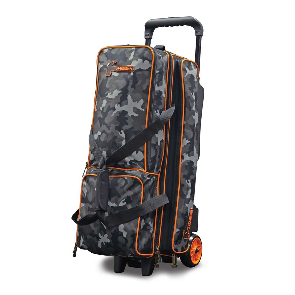 Hammer Premium Deluxe Triple Roller Bowling Bag- Camo