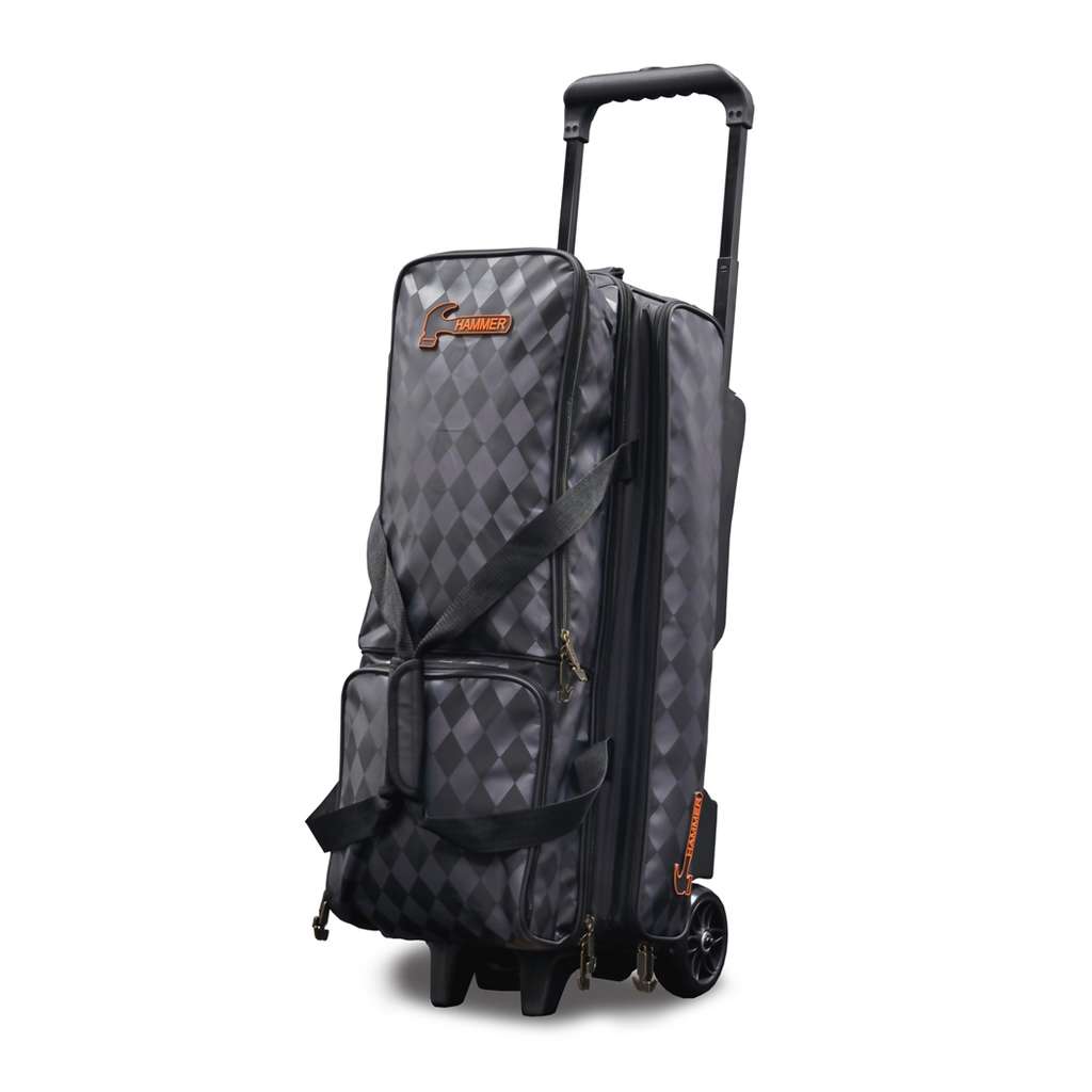 Hammer Premium Deluxe Triple Roller Bowling Bag- Diamond