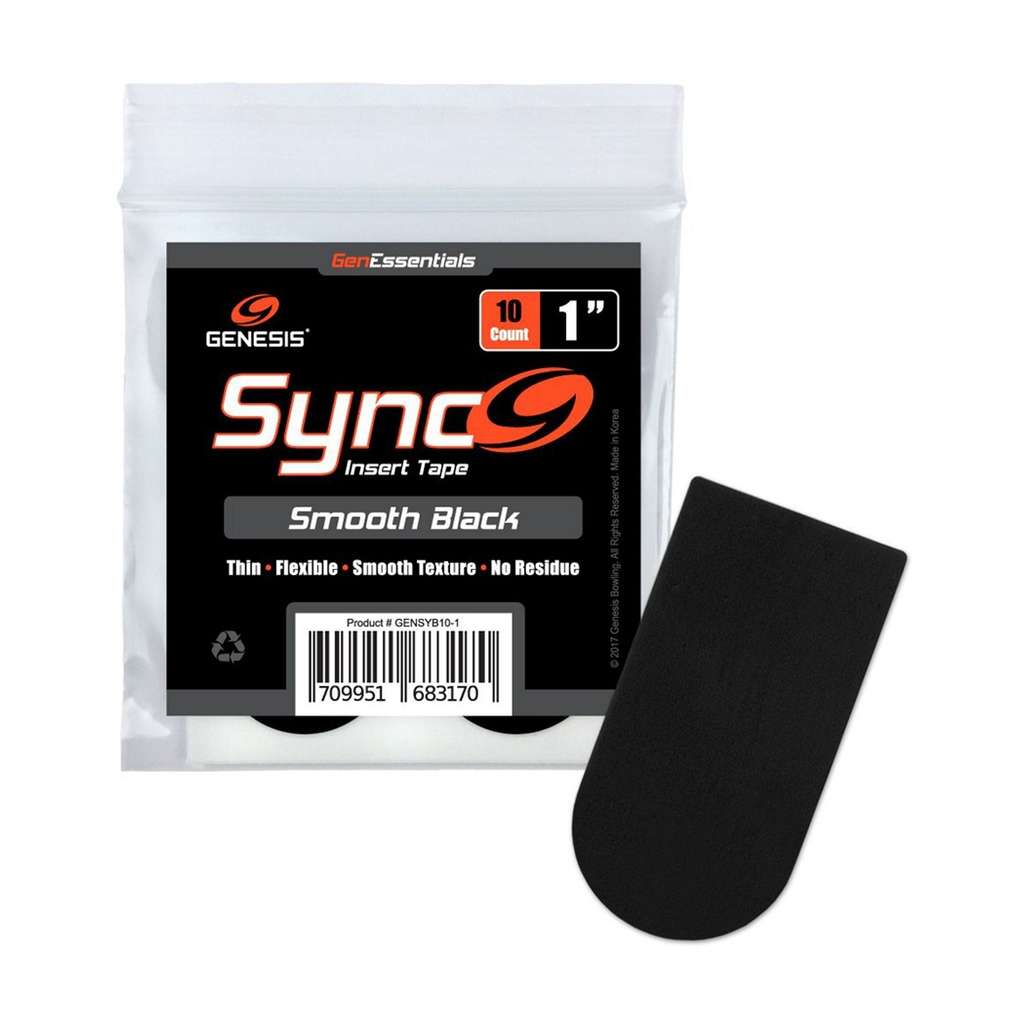 Genesis Sync Tape Black 1" - 10 Pieces