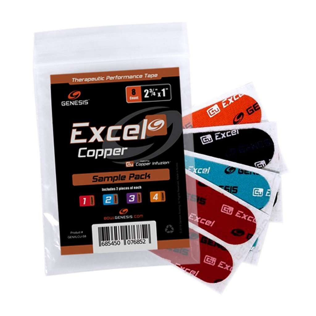 Genesis Excel Copper Performance Tape Sample Pack - 8 ct