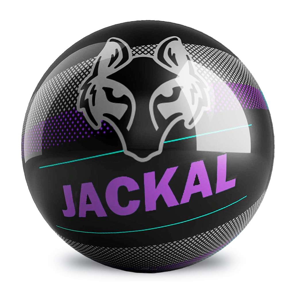 Motiv Jackal Pixel Spare Bowling Ball - Black/Purple