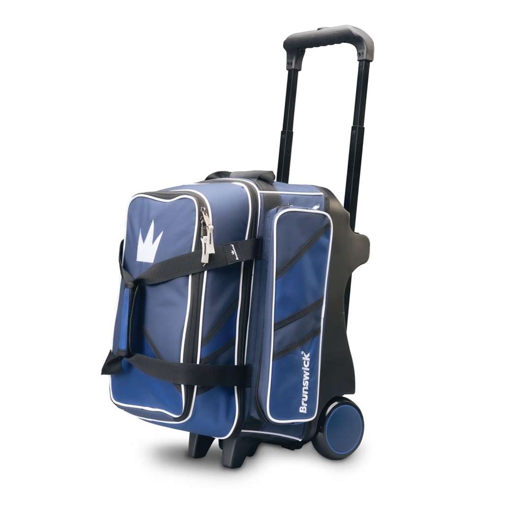 Brunswick Quest Double Roller Bowling Bag - Blue