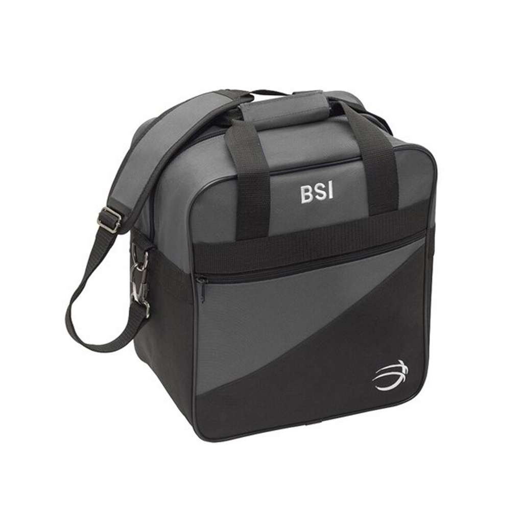 BSI Solar III Single Ball Bowling Bag - Black/Charcoal