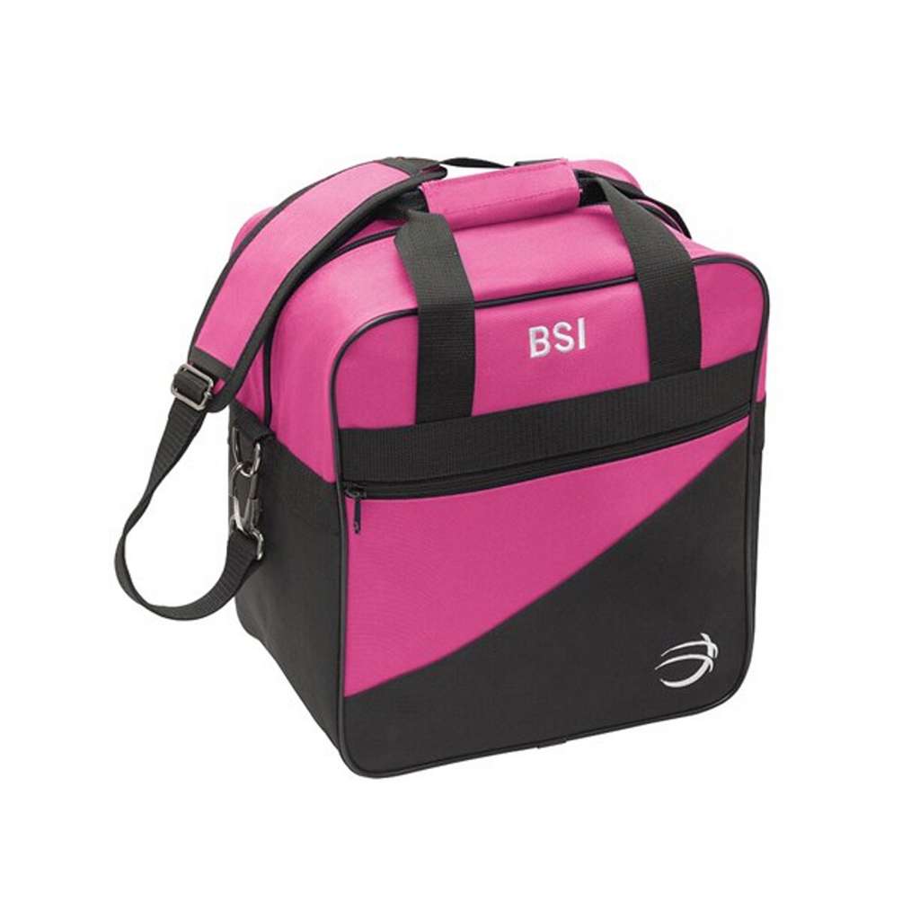 BSI Solar III Single Ball Bowling Bag - Black/Pink