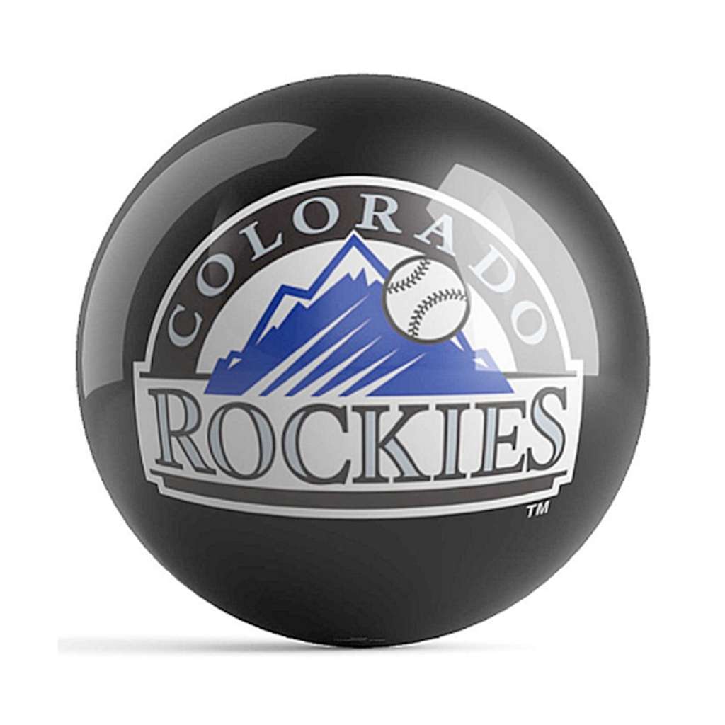 MLB Logo Bowling Ball - Colorado Rockies