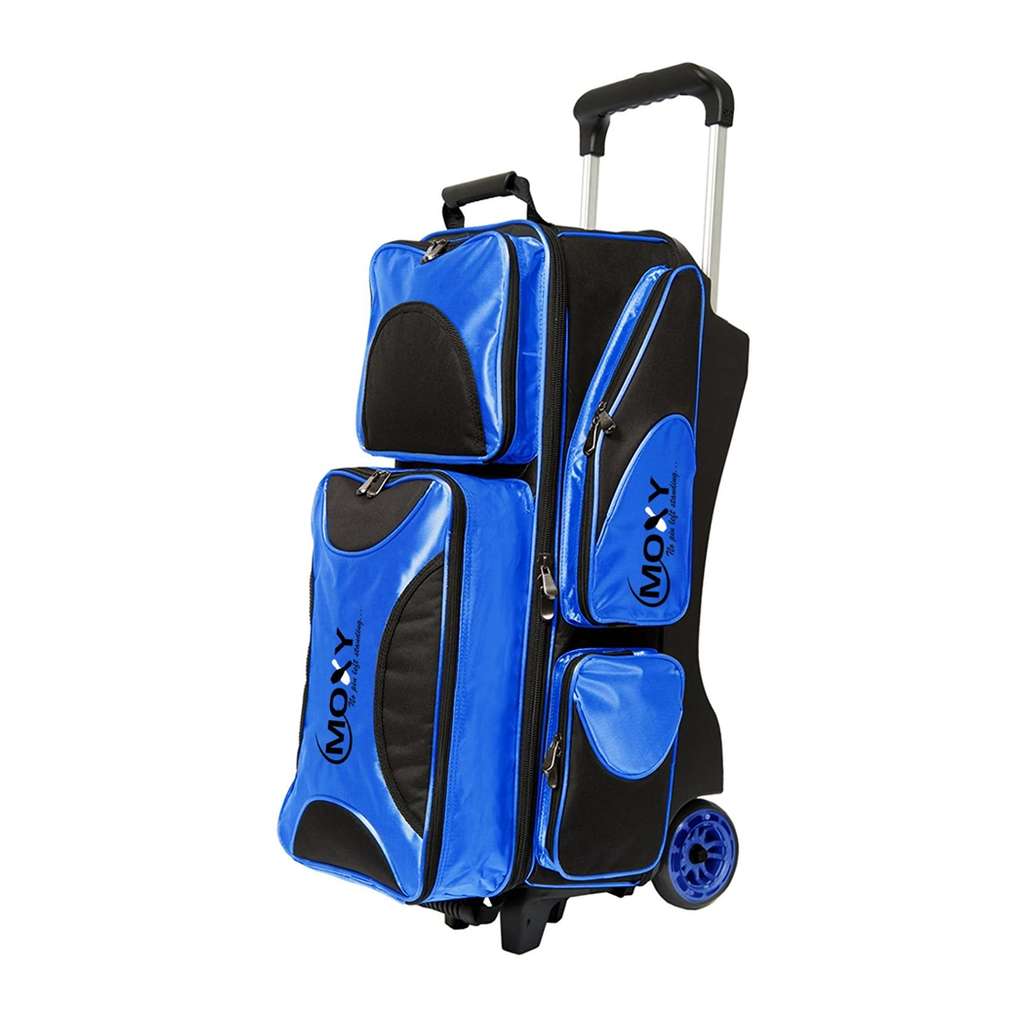 Moxy Deluxe Triple Roller Bowling Bag - Royal/Black