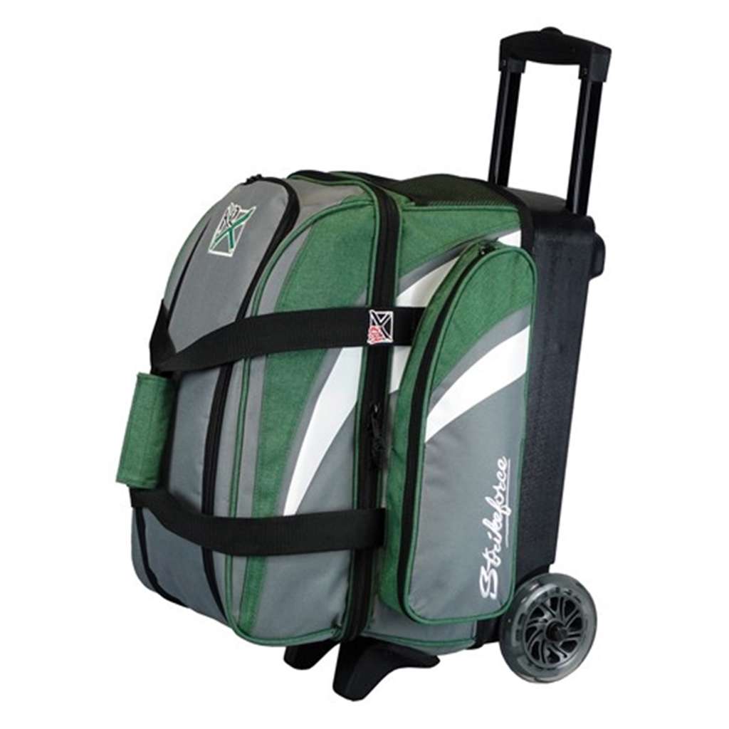 KR Cruiser Double Roller Bowling Bag- Green