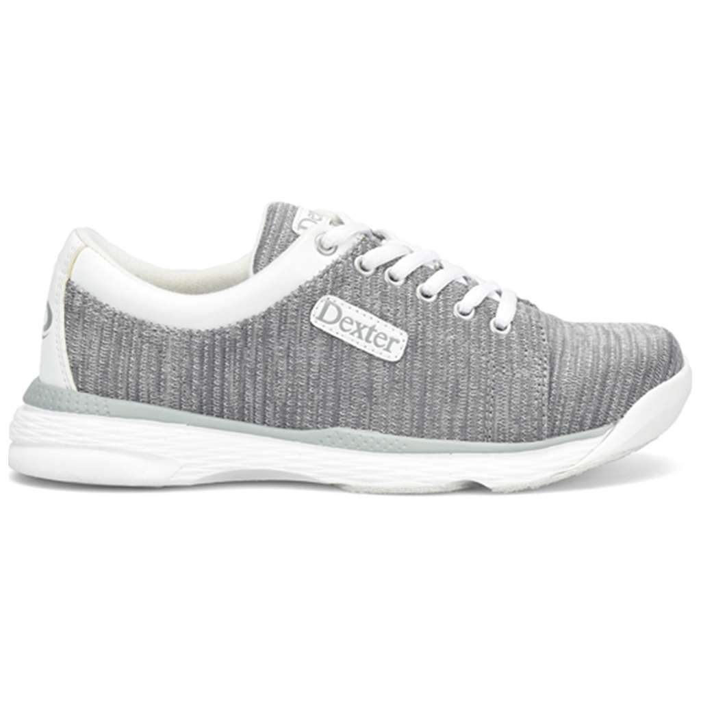 Dexter Womens Ainslee Bowling Shoes Wide Width - Grey/White