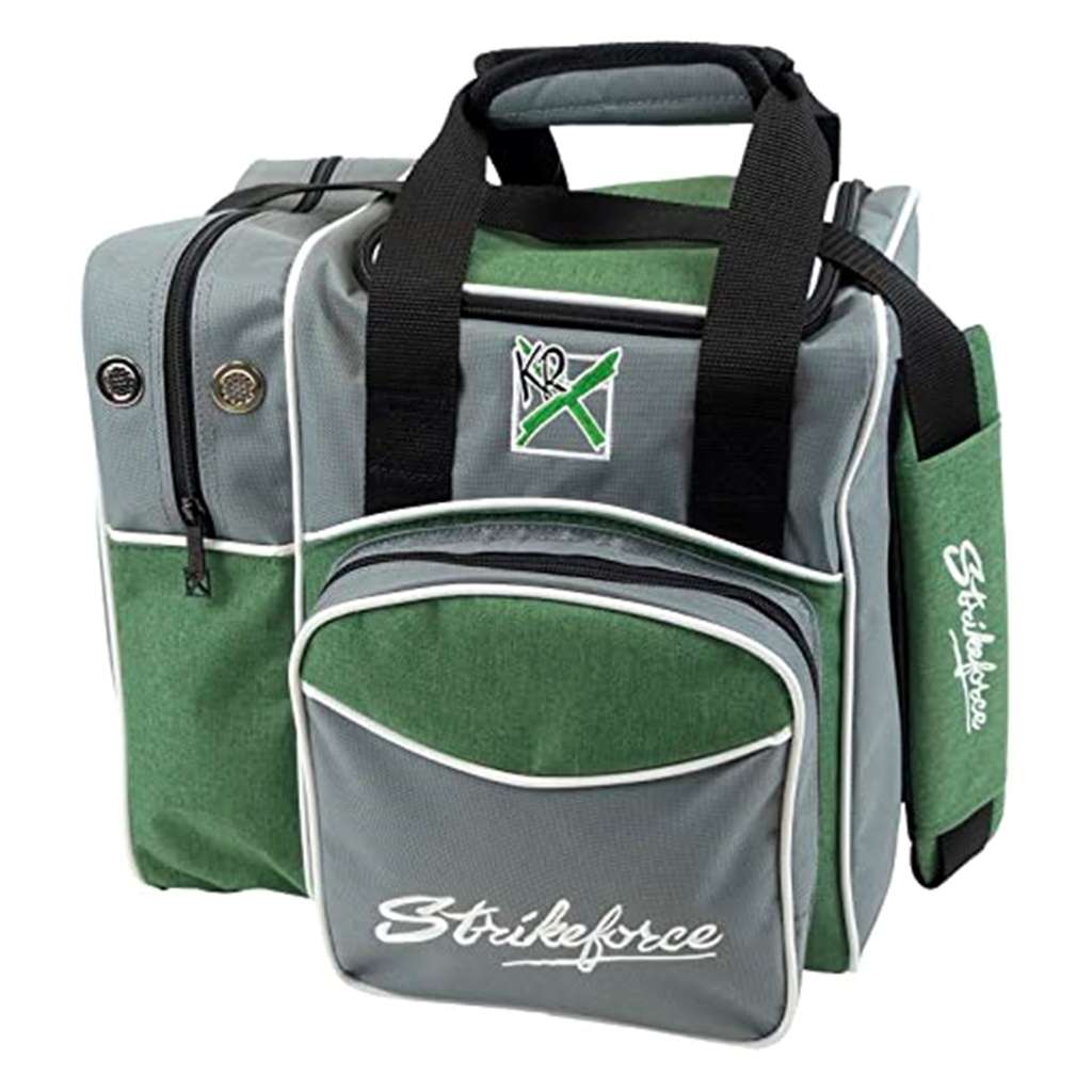 KR Strikeforce Flexx Single Bowling Bag - Grey/Green