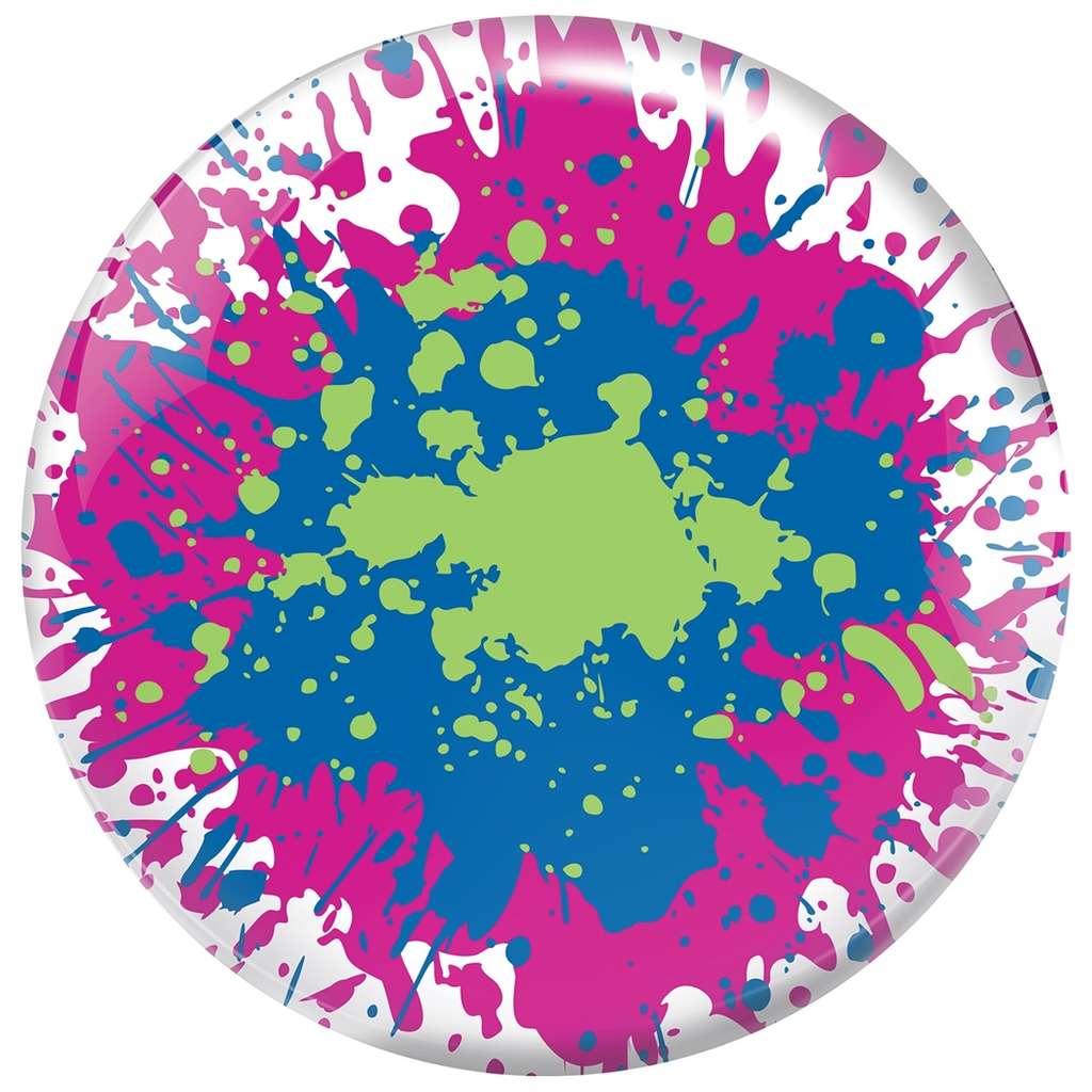 Brunswick Paint Splatter Viz-A-Ball PRE-DRILLED Bowling Ball