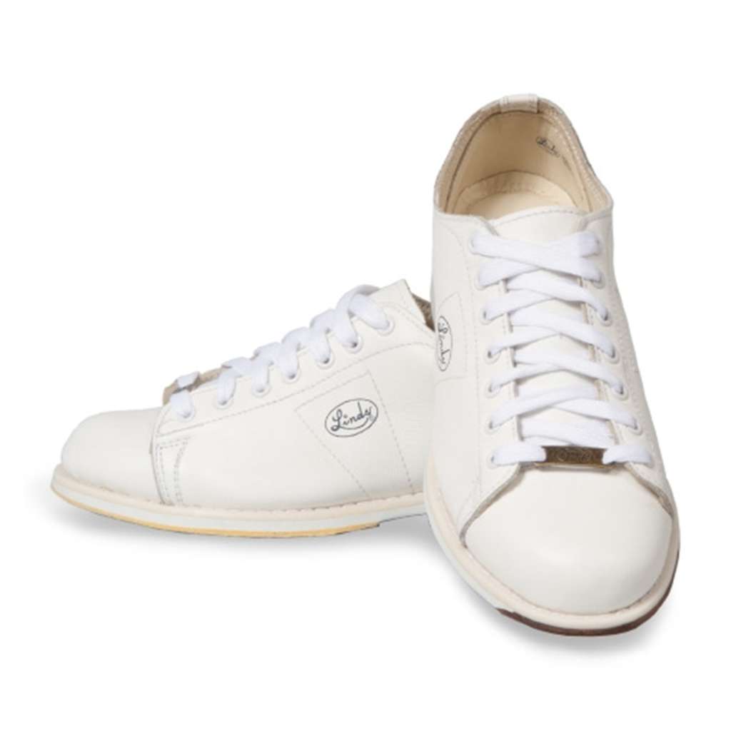 Linds Womens Classic White Bowling Shoes- Right Hand Wide