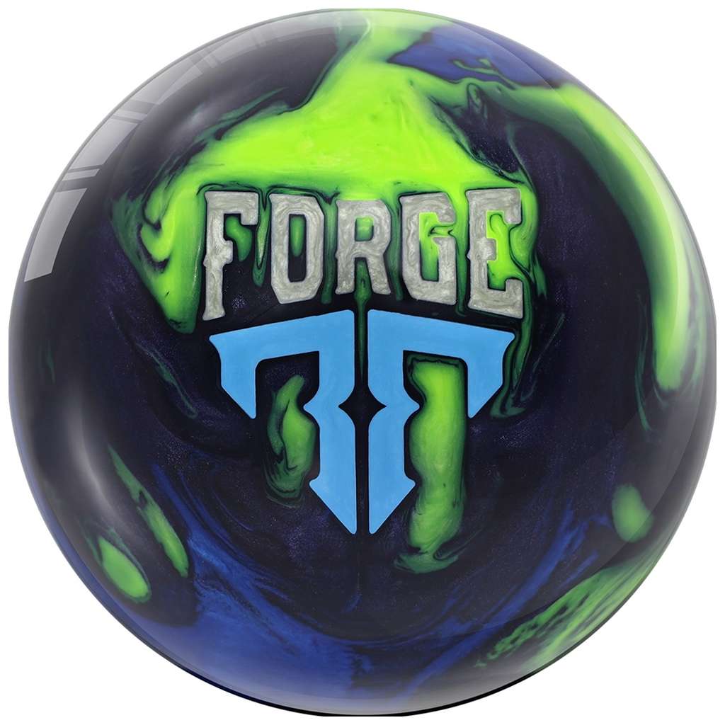Motiv PRE-DRILLED Nuclear Forge Bowling Ball - Navy/Blue/Green 