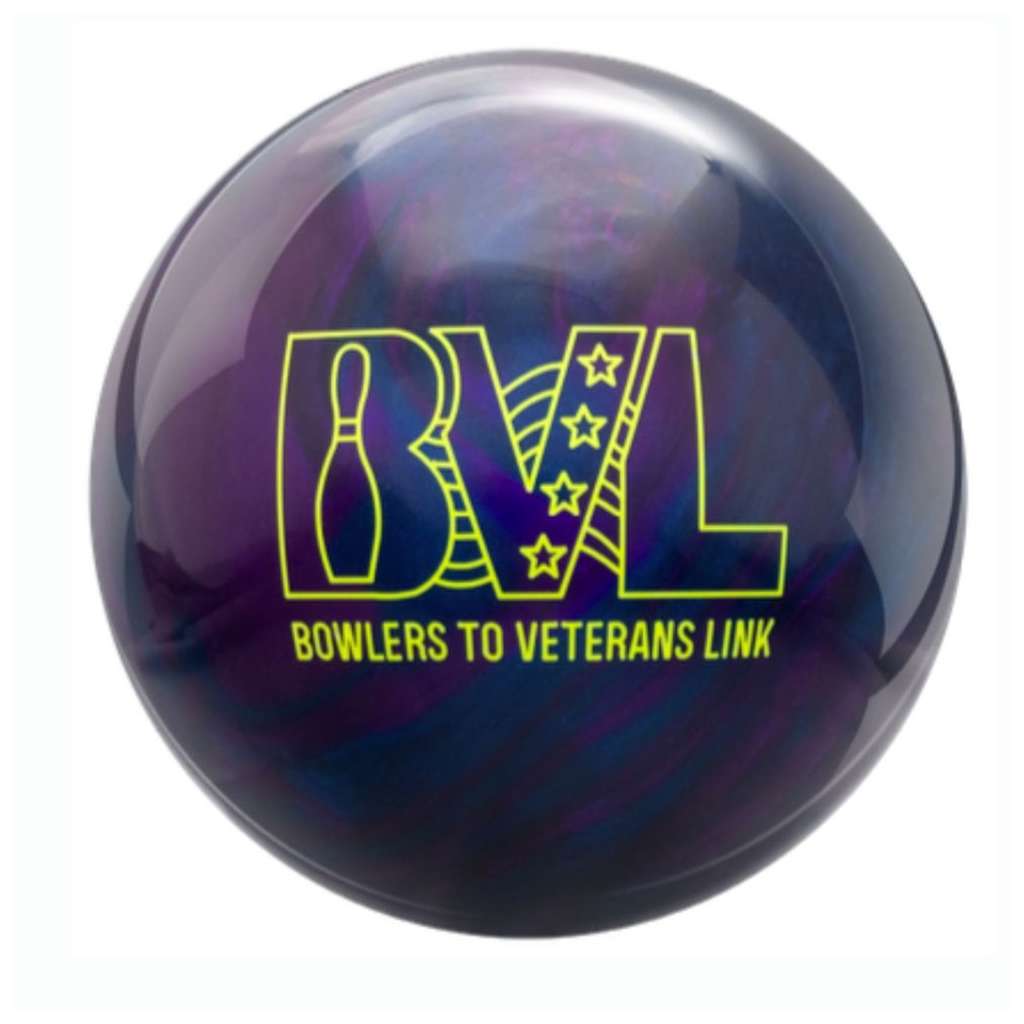 Brunswick BVL Veterans Bowling Ball - Purple/Blue 