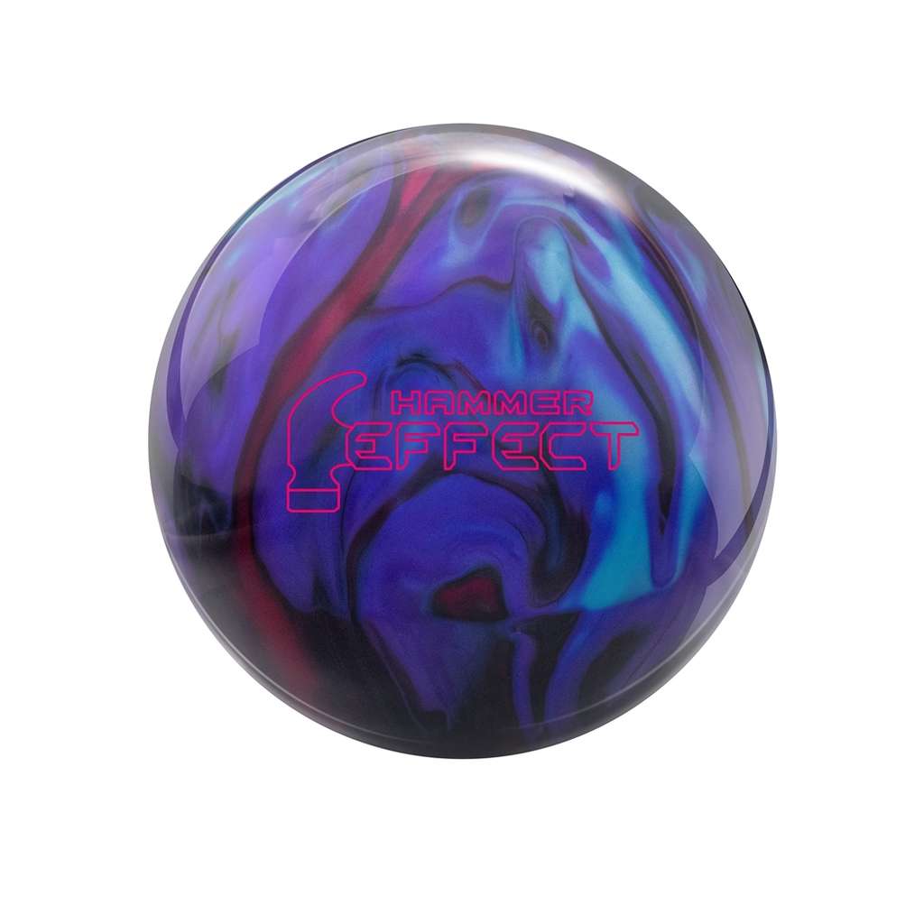 Hammer PRE-DRILLED Effect Bowling Ball - Maroon/Blue/Black/Purple 