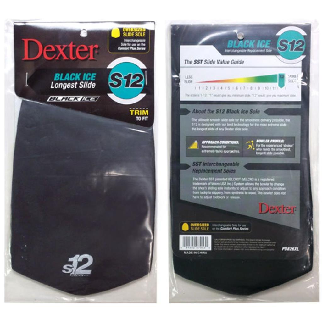 Dexter S12 Saw Tooth Microfiber SST Slide Sole OVERSIZE- Cut to Fit (Not compatible with Dexter T·H·E 9 shoes) 