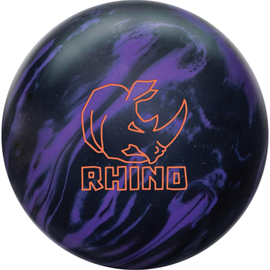 Brunswick PRE-DRILLED Rhino Reactive Bowling Ball - Purple/Black