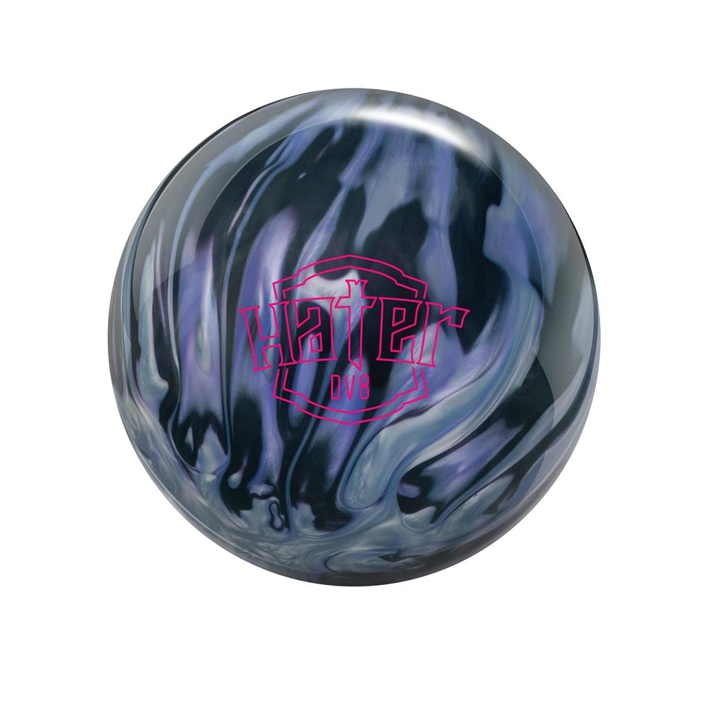 DV8 Professionally Drilled Hater Pearl Bowling Ball - (This item includes a free Bowlerstore Rubber Shammy- Colors will vary for the shammy)