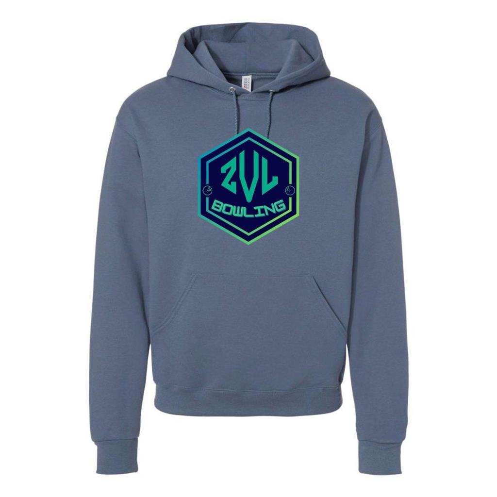 ZVL Bowling Unisex Hoodie - Denim