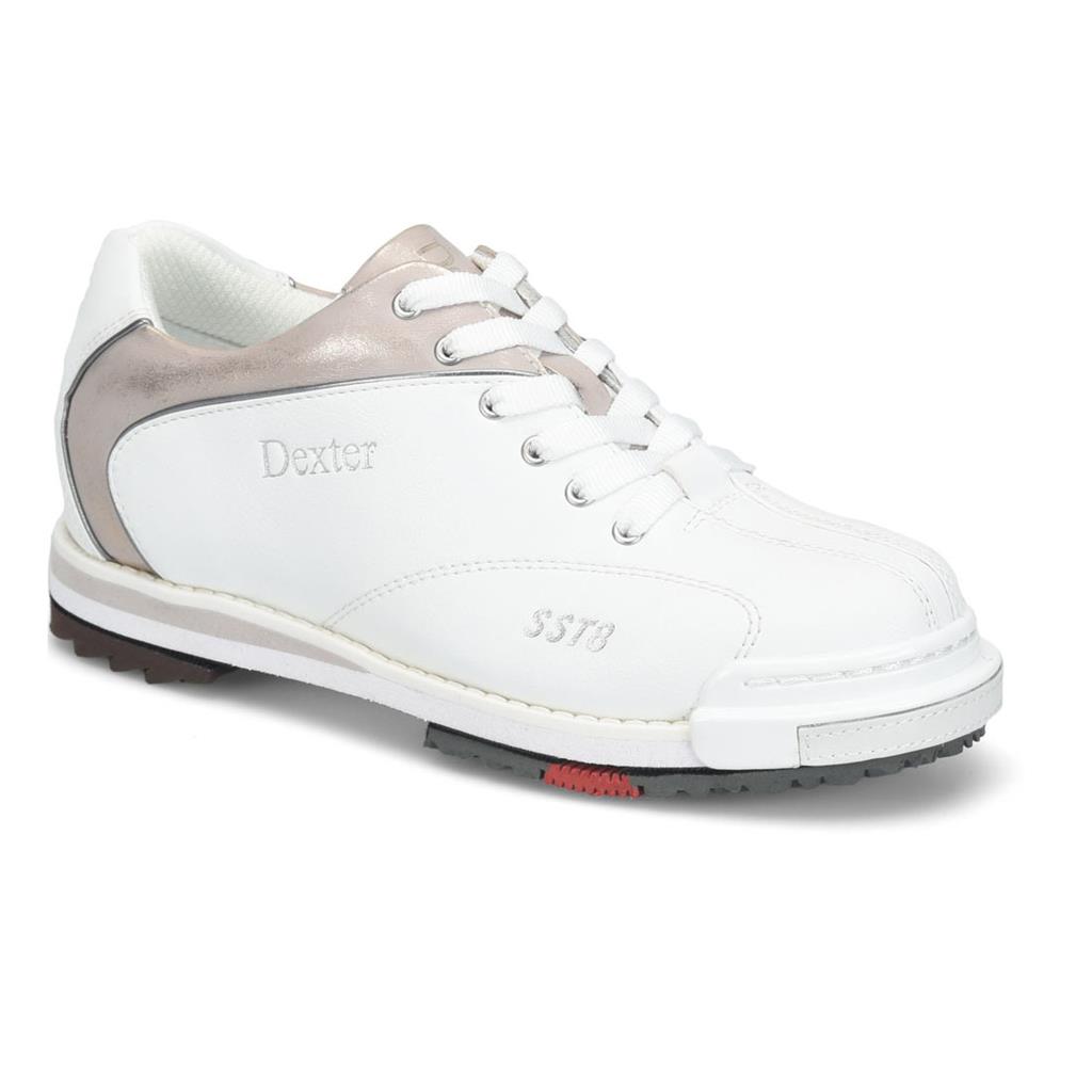 Dexter Womens SST 8 Pro WIDE Bowling Shoes - White/Champaign