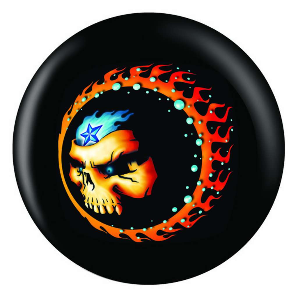 Flaming Skull Ball