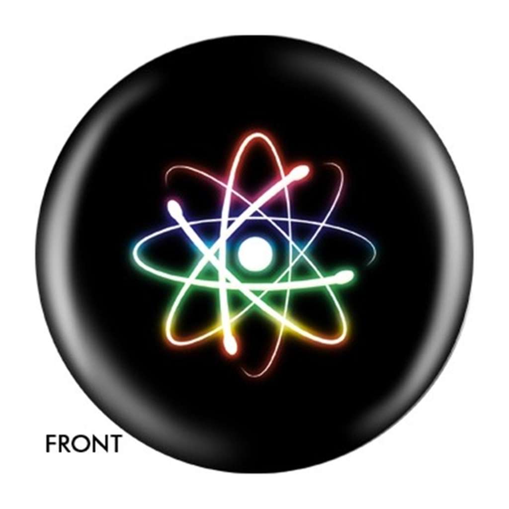 Atom Themed Bowling Ball