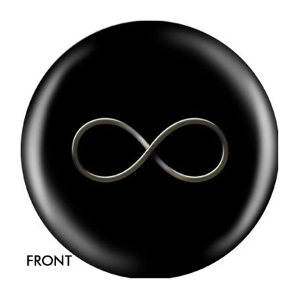 Infinity Themed Bowling Ball  
