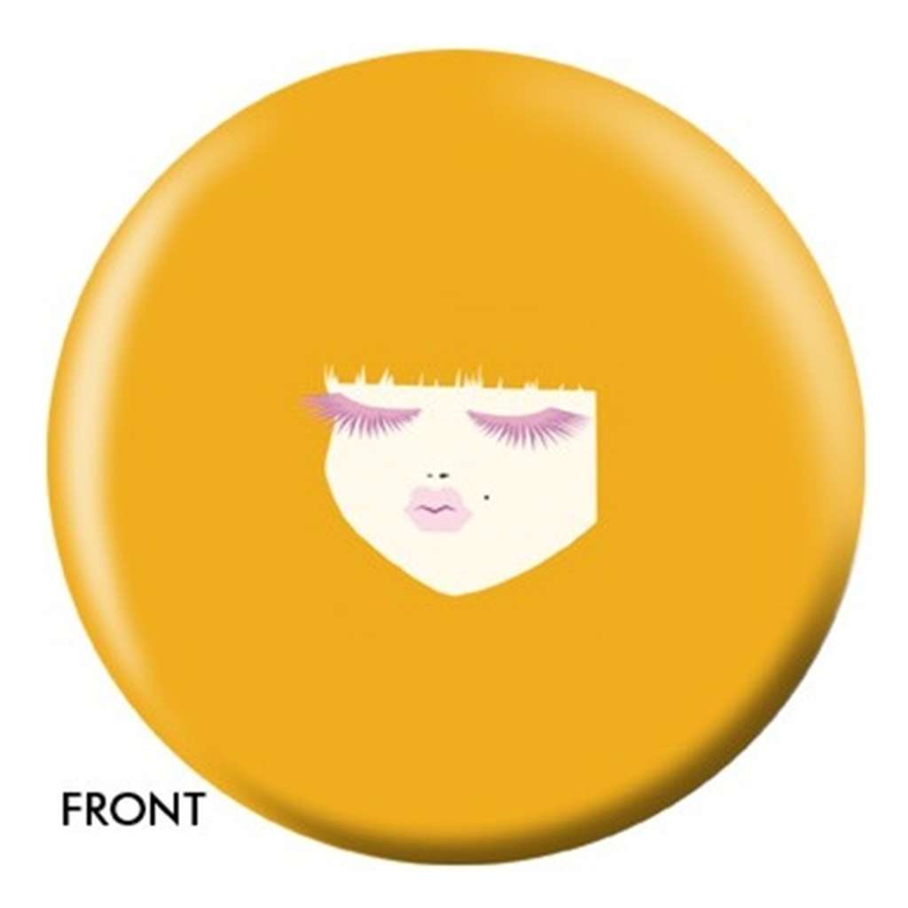 Girl With Orange Hair Designer Bowling Ball 