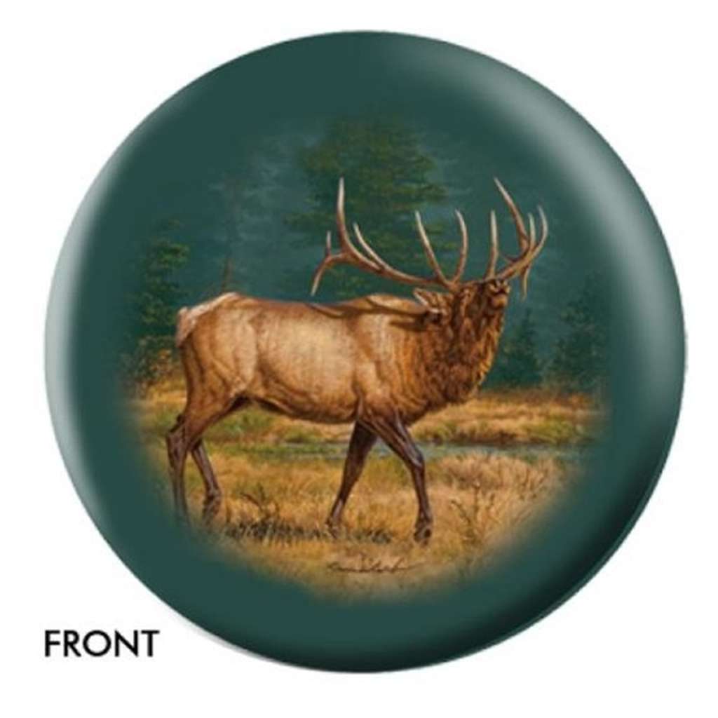 Elk Bowling Ball- By Lee Kronschroeder 