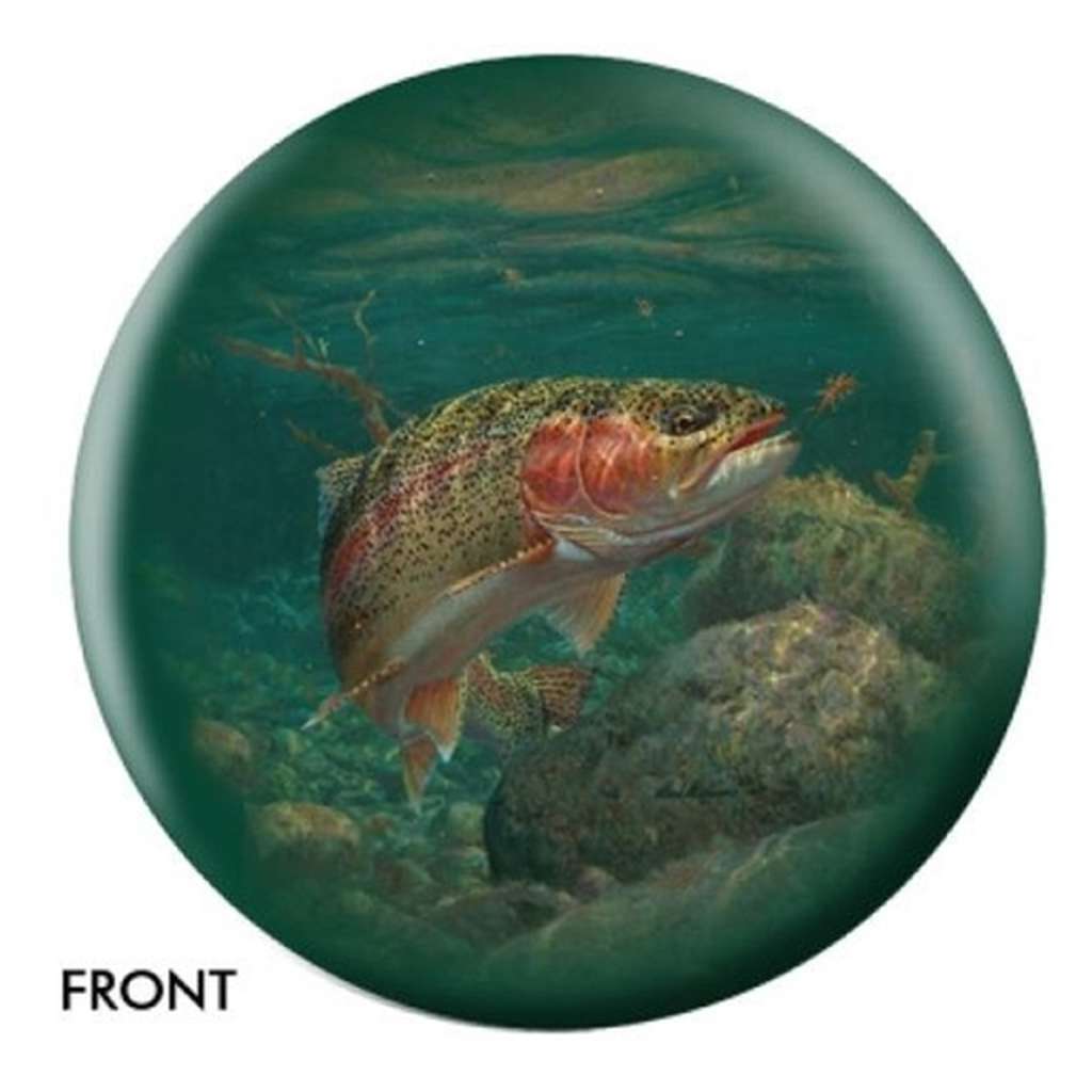 Rainbow Trout Bowling Ball- By Mark Susinno 