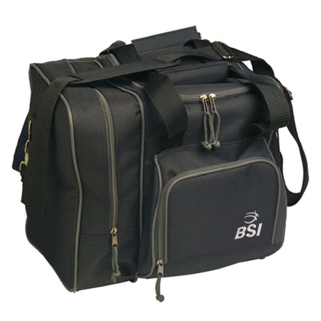 BSI Deluxe Single Ball Bowling Bag- Black