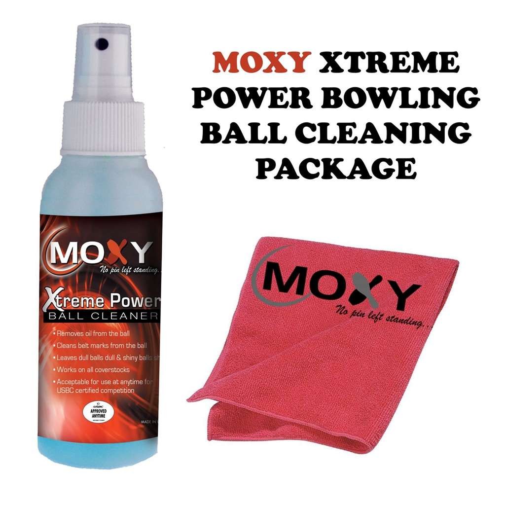 MOXY Xtreme Power Bowling Ball Cleaning Package