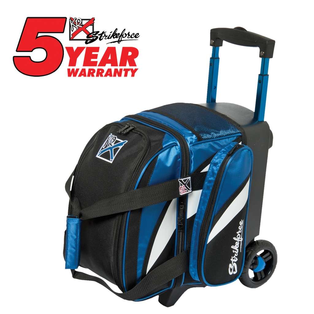 KR Cruiser Single Roller Bowling Bag- Royal/White/Black