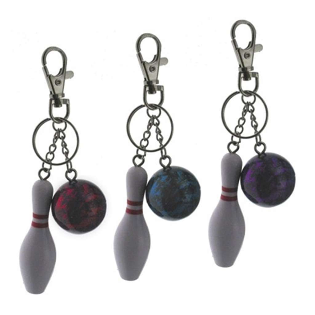 Bowling Ball & Pin Key Chain